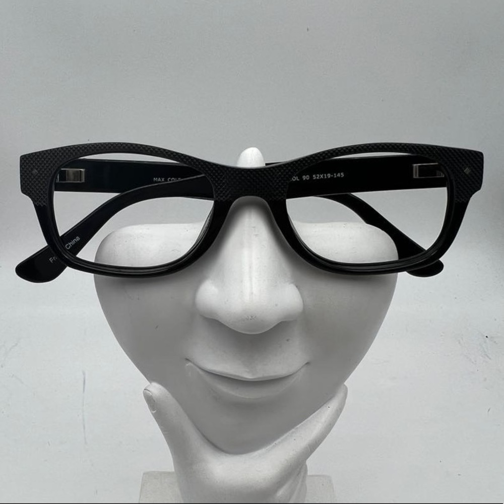 Max Cole Black Oval Sunglasses Frames MC1433